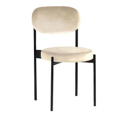 Стул Монако черный светло-бежевый - изображение 1