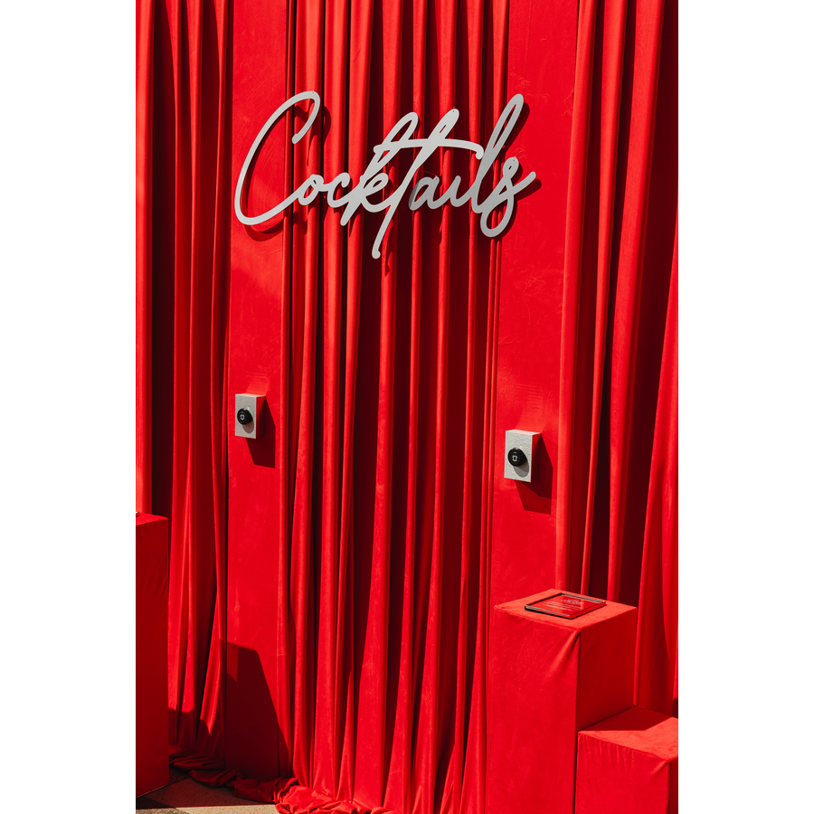 Чехол на колонну 70 см алый - Фото миниатюра 2