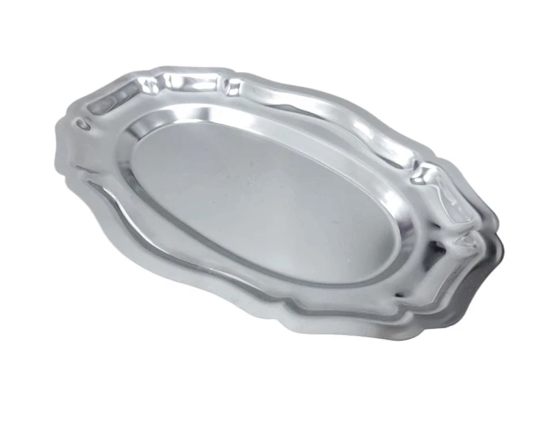 Поднос металлический Серебро" Таблери"