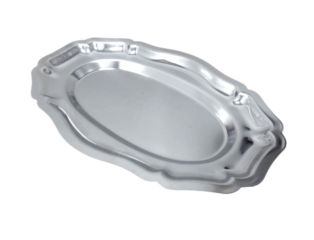 Поднос металлический Серебро" TABLLERY"