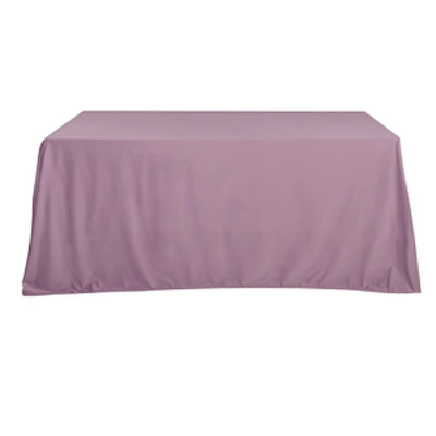 Скатерть бархат светло-лавандовая прямоугольная - изображение 1