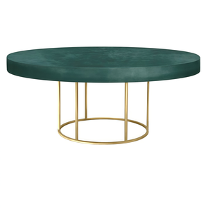 Стол "Лофт" золото изумрудный