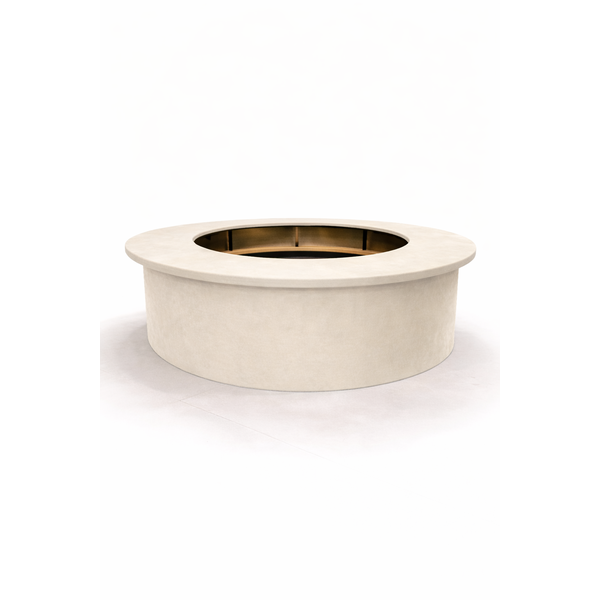 Барная стойка круглая обивка бежевая кожа - изображение 2