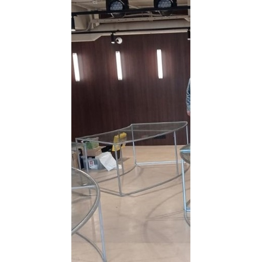 Столешница "Изабель" прозрачное стекло - Фото миниатюра 2