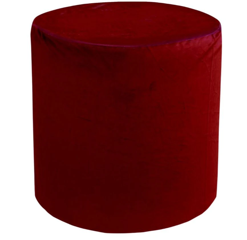 Чехол на пуф вишневый 