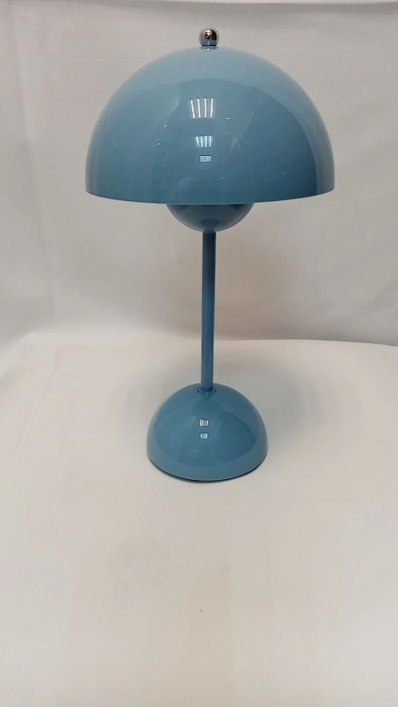 Лампа "Фликер" светло-голубой