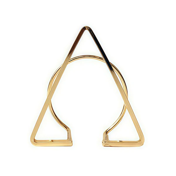 Кольцо для салфеток Бермут золото - Фото 2