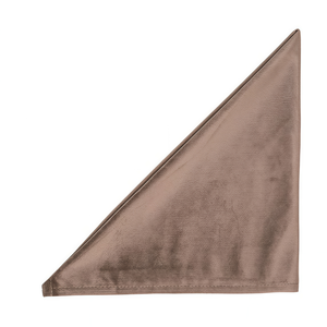 Салфетка бархатная темно-каштановая
