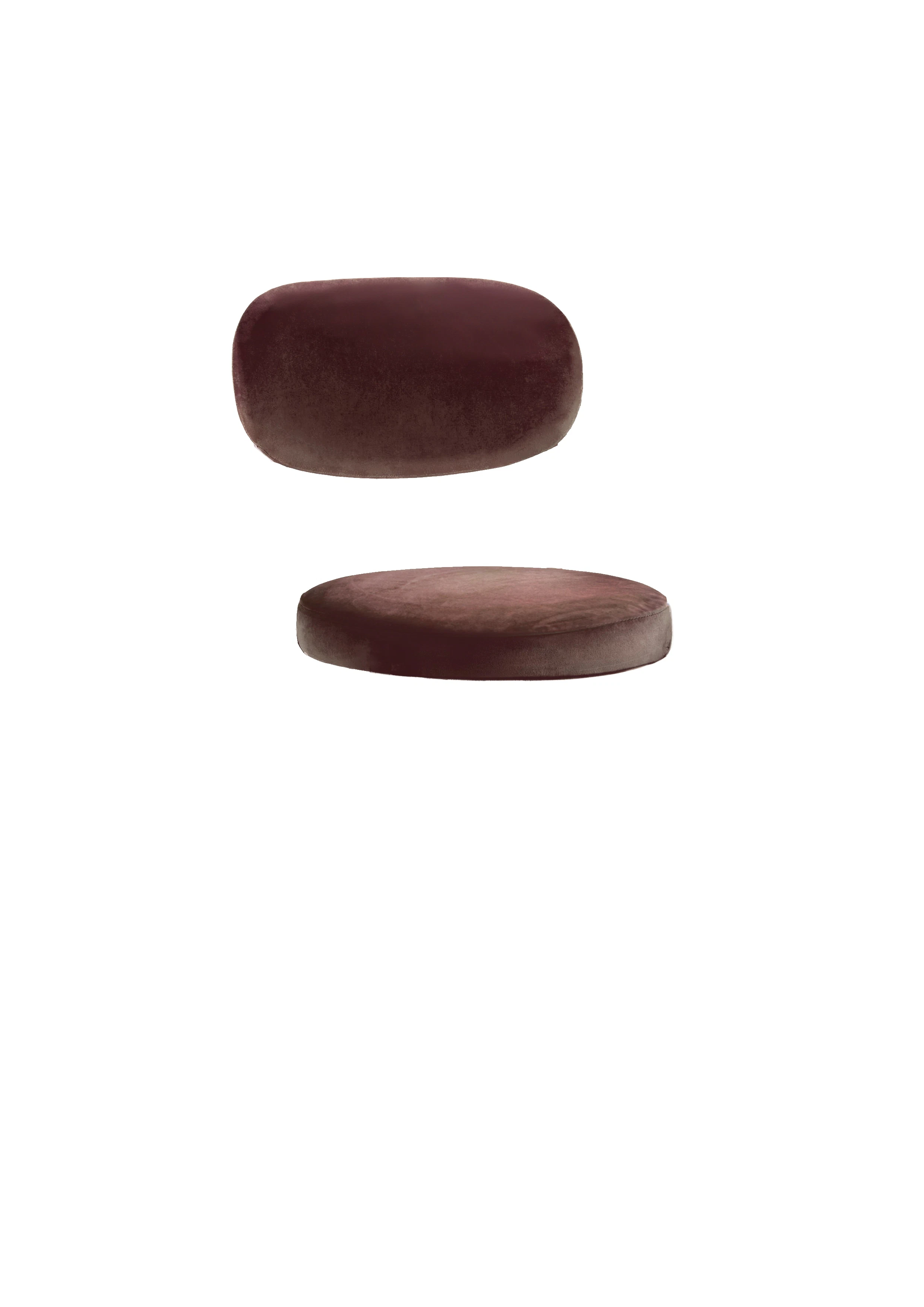 Чехол на стул Монако темный шоколад