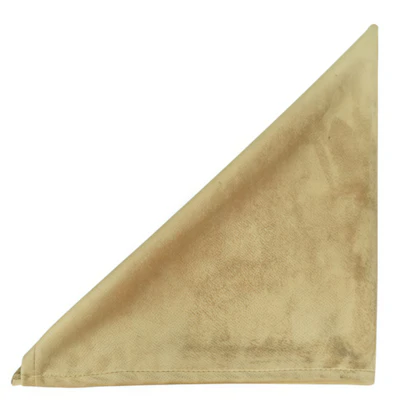 Салфетка бархатная темно-золотая - изображение 1
