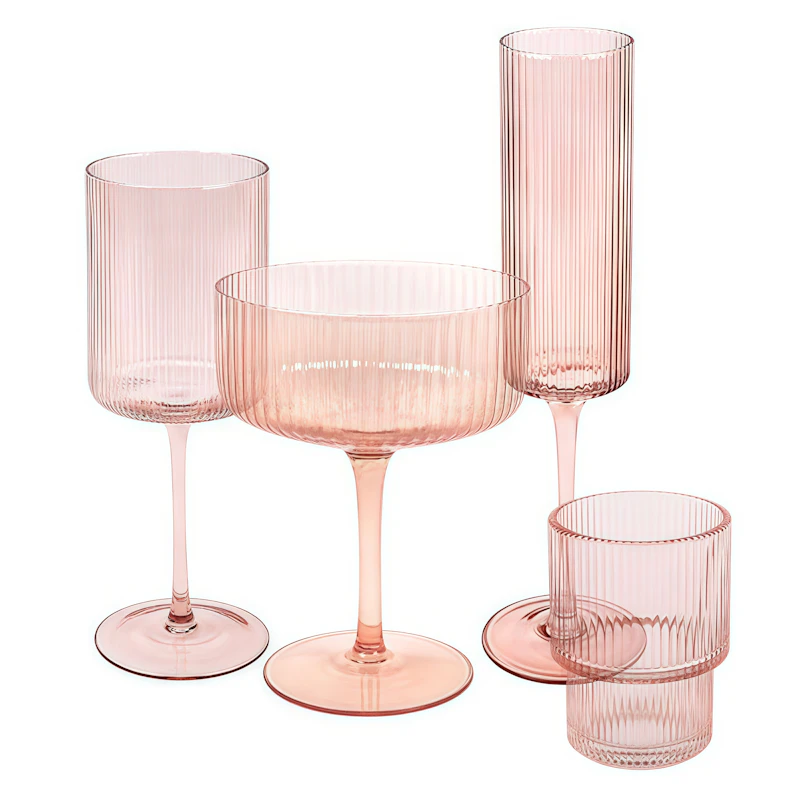 Набор из 4 бокалов "Осака" шампань