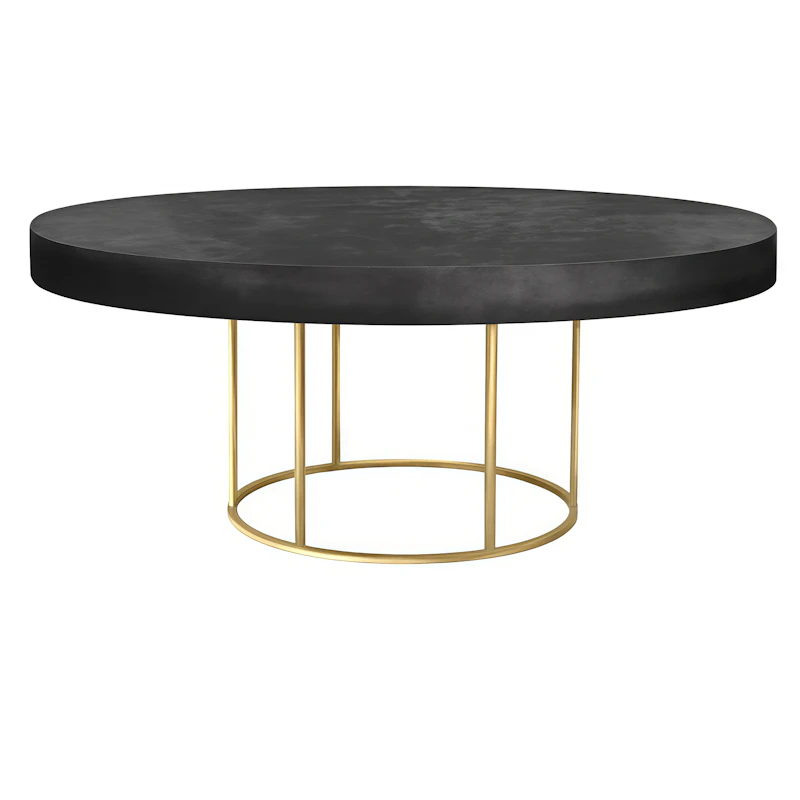 Стол "Лофт" золото черный