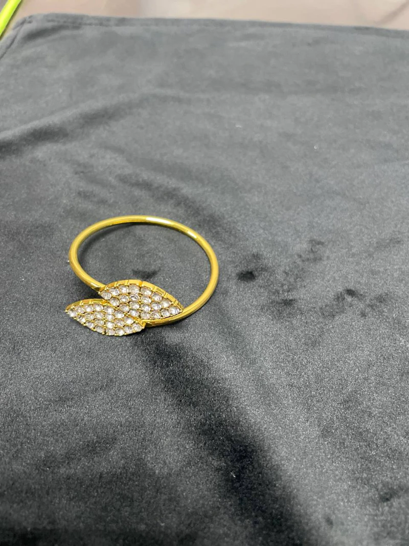 Кольцо для салфеток "Горный хрусталь" золото