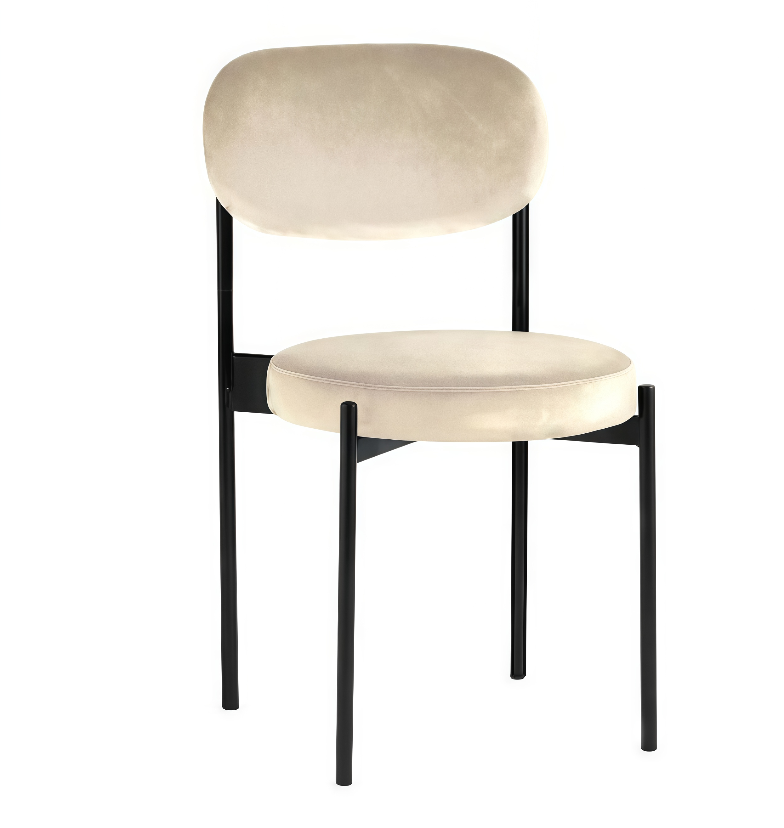 Стул Monaco черный светло-бежевый