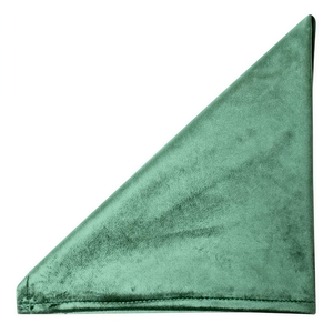 Салфетка бархатная изумрудный