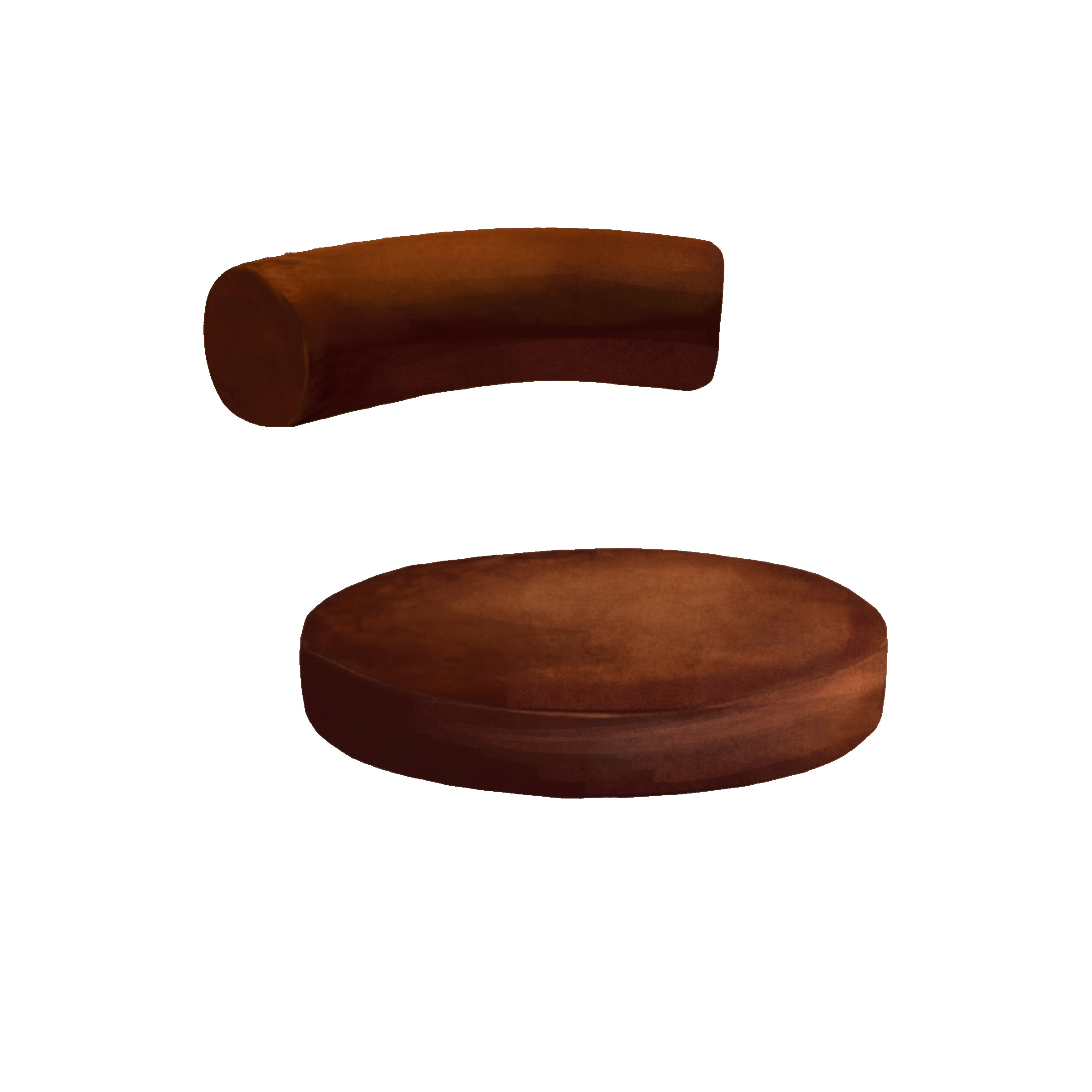 Чехол на стул Токио темный шоколад