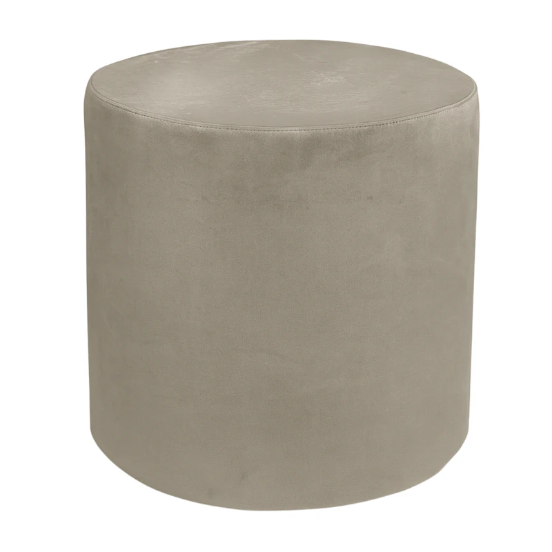 Пуф Люксор светло-серый