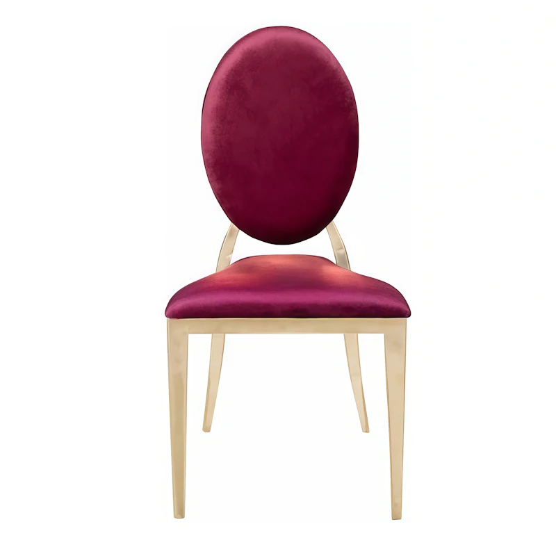 Стул «Вашингтон» золото, бургундский красный