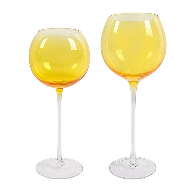 Набор бокалов "Рона" янтарный