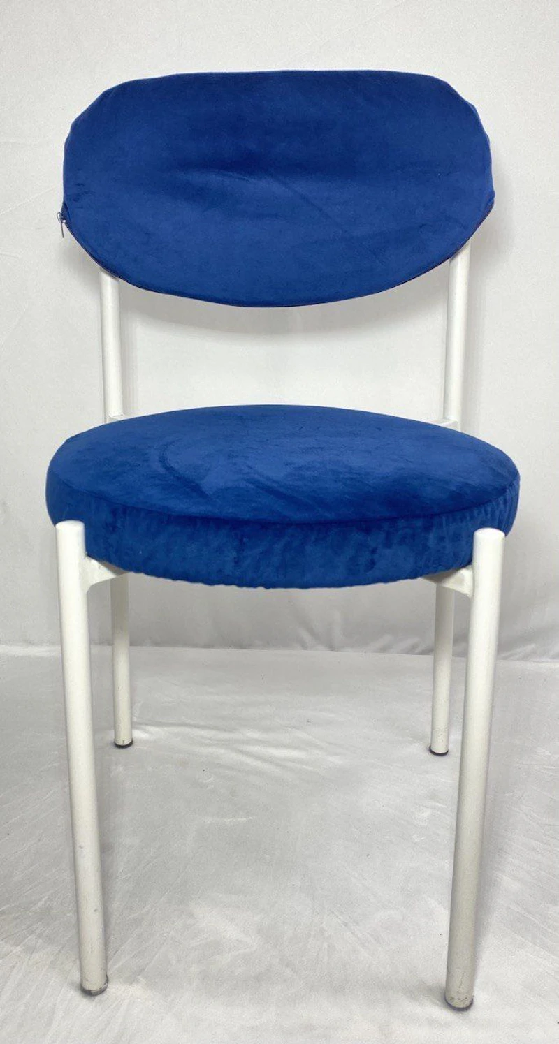 Стул Монако белый чернильный