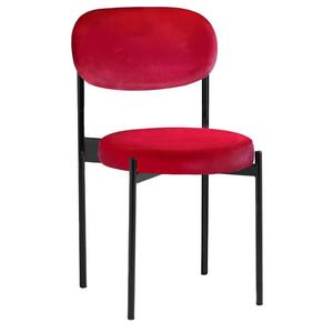 Стул Монако черный алый