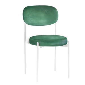 Стул Monaco белый изумрудный