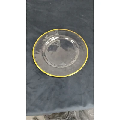 Подстановочная тарелка "Голд" с золотым кантом - изображение 3