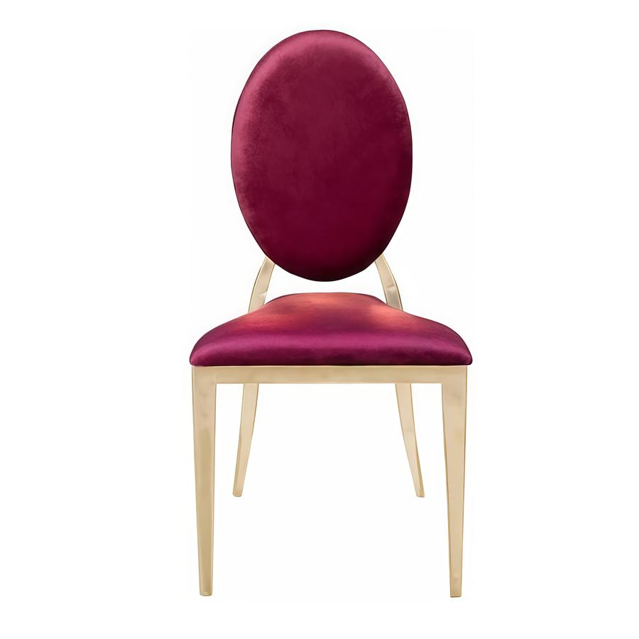 Стул «Вашингтон» золото, бургундский красный - Фото миниатюра 2