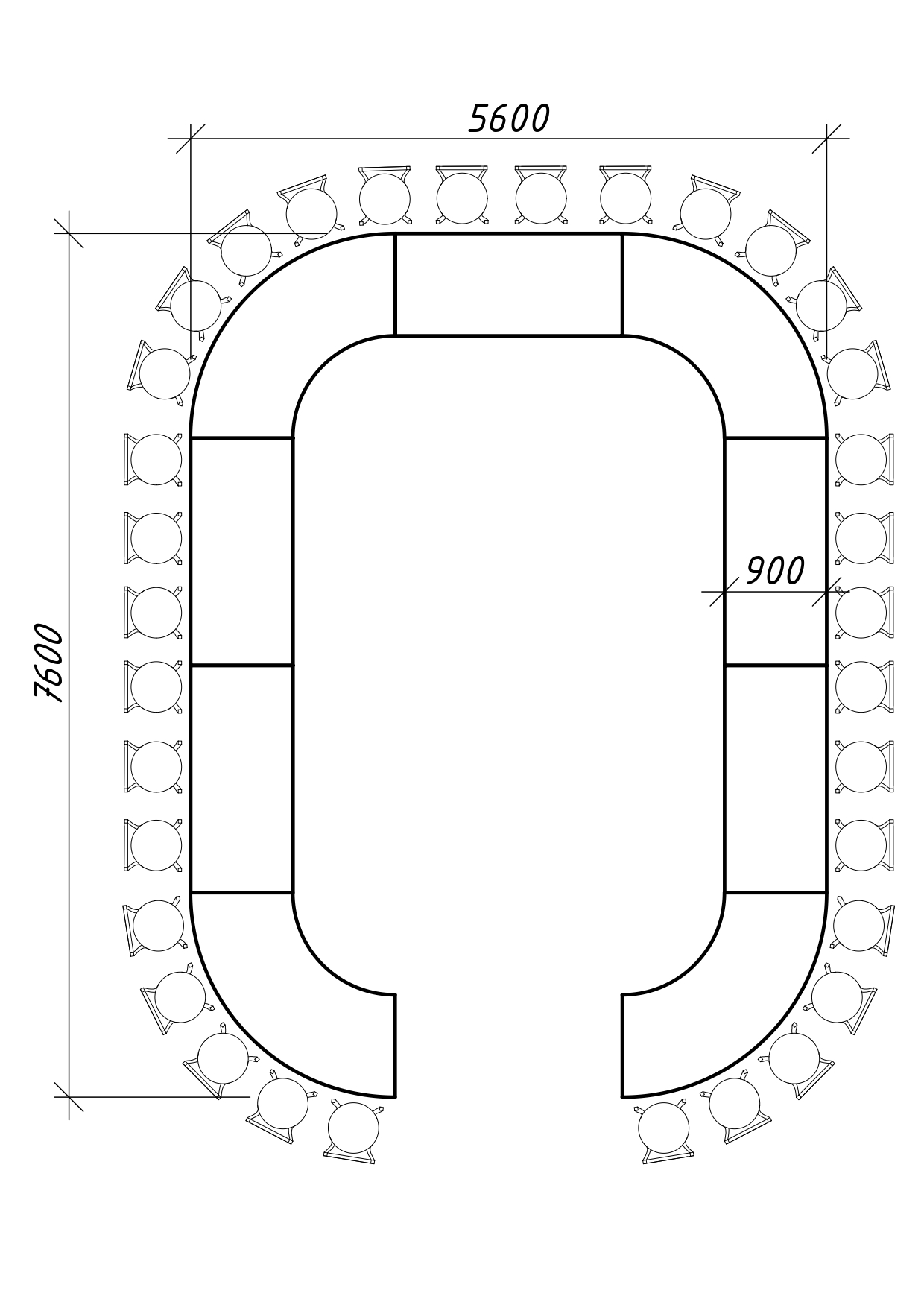 Стол "Орбит" под скатерть