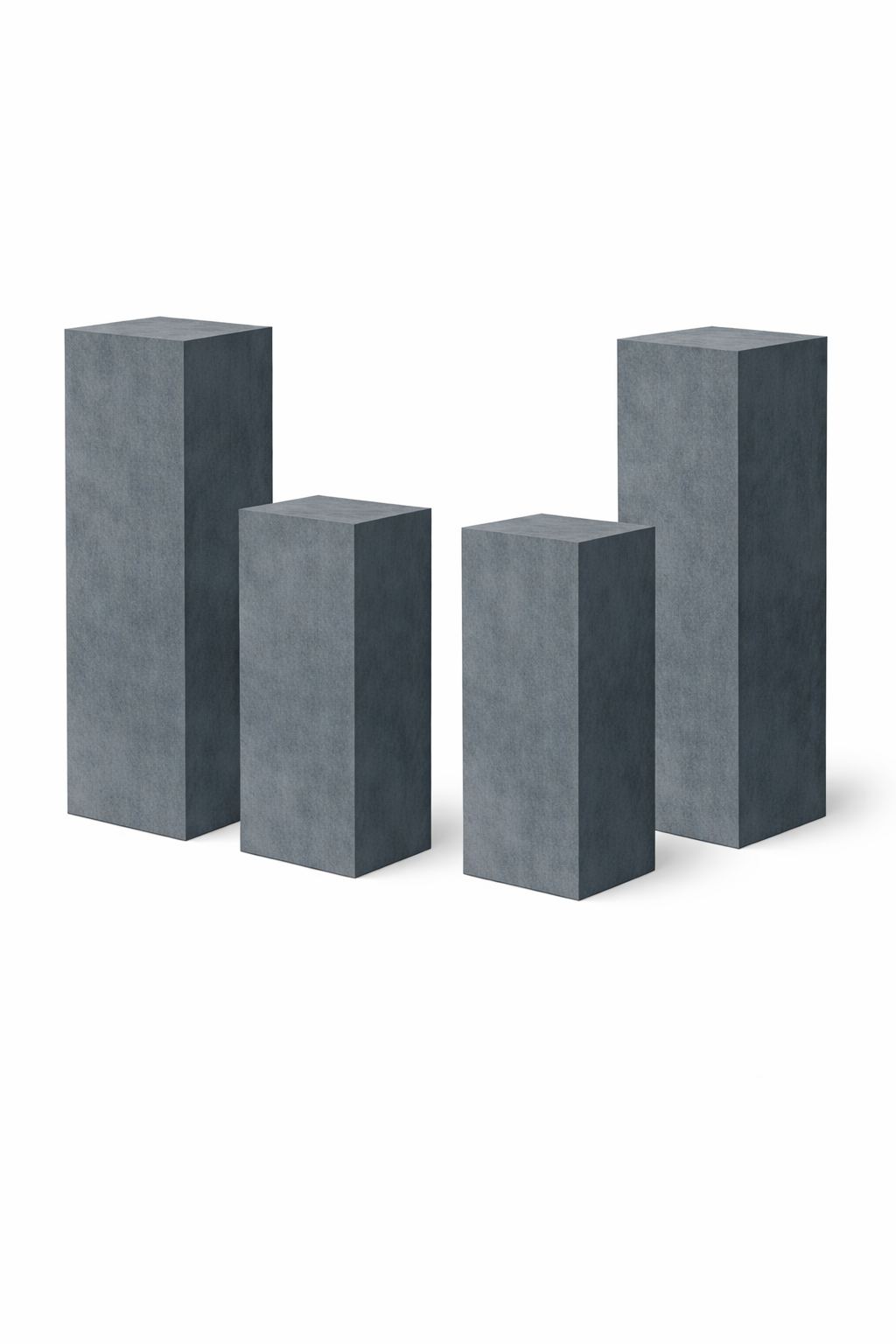 Набор колонн серо-голубой