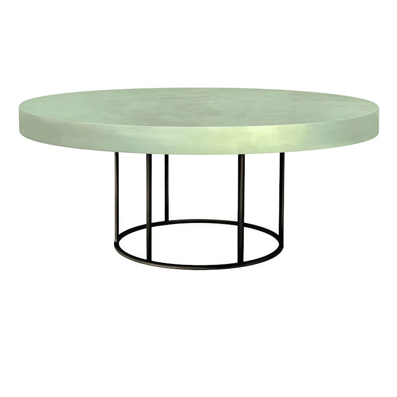 Стол "Лофт" черный травяной