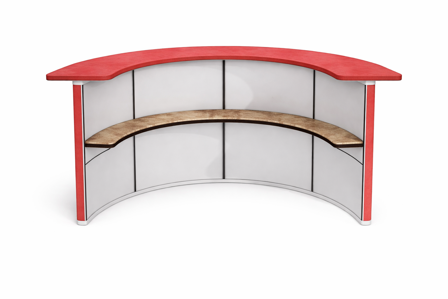 Барный комплект "Луна"  красный бархат