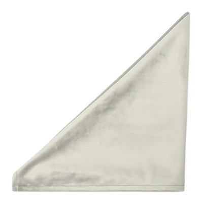 Салфетка бархатная светло-серая - изображение 1