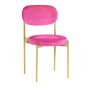 Стул Монако золото глубокий розовый - Фото 1