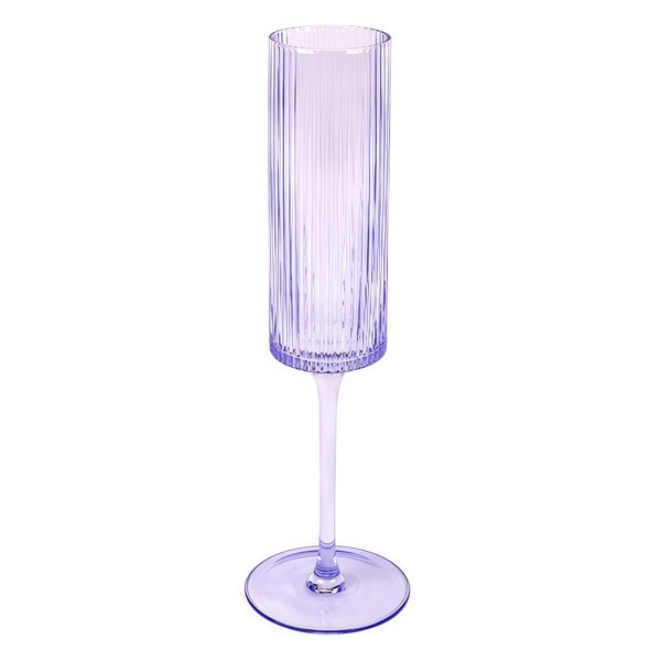 Бокал для шампанского "Осака" лавандовый