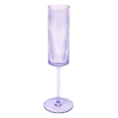 Бокал для шампанского "Осака" лавандовый - изображение 1