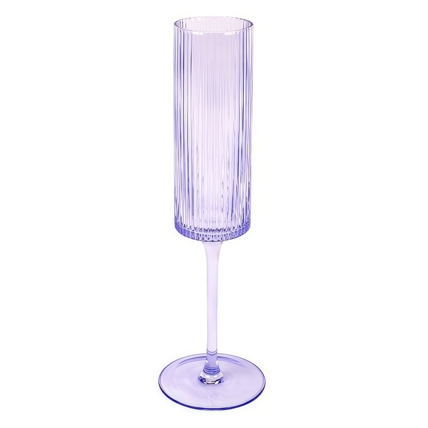 Бокал для шампанского "Осака" лавандовый