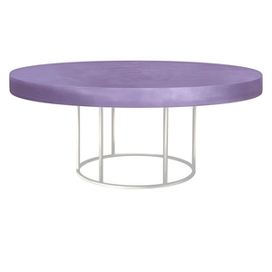 Стол "Лофт" белый лавандовый