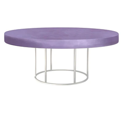 Стол "Лофт" белый лавандовый - изображение 1