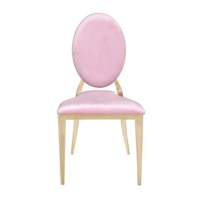 Стул «Вашингтон» золото, пепельно-розовый бархат - изображение 2