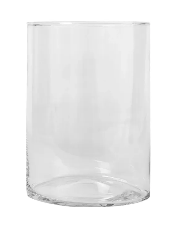 Ваза цилиндр 20 см высота,  10 см диаметр - Фото миниатюра 1