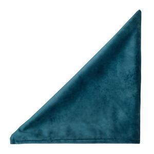 Салфетка бархатная темно-бирюзовая