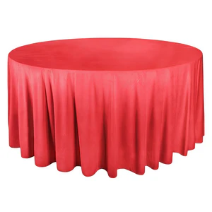 Скатерть круглая "Светло-Алый "
