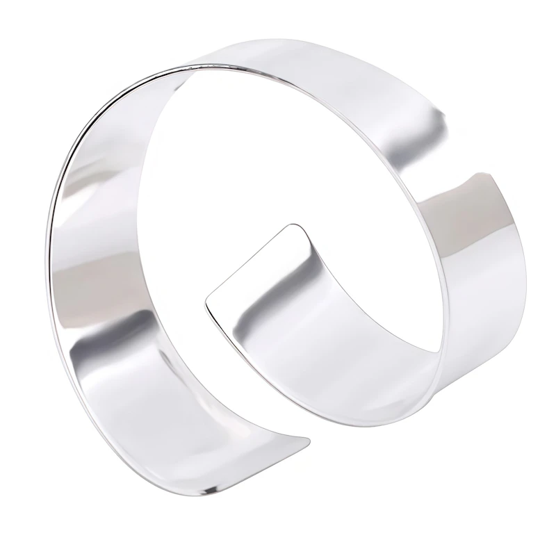 Кольцо для салфетки "Минимал" серебро