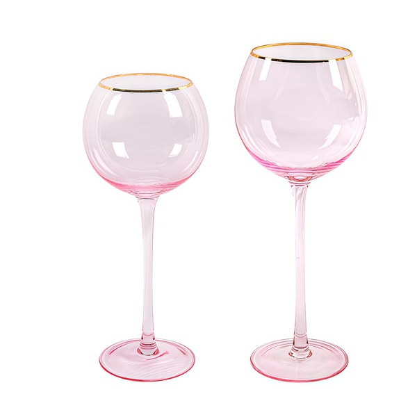 Набор бокалов "Рона" нежно-розовых