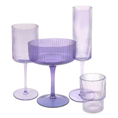 Набор из 4 бокалов "Осака" лавандовый - изображение 1