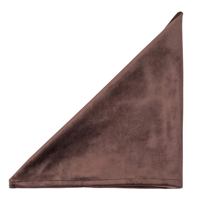 Салфетка бархатная темно-коричневая