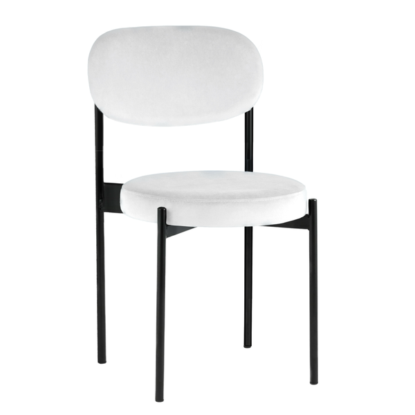 Стул Монако черный Альпийский снег  - изображение 1