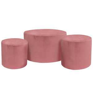 Набор пуфов Розовый Зефир