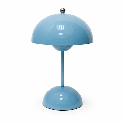 Лампа "Фликер" светло-голубой